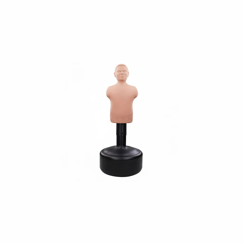 Century Bobby Bully child-sized freestanding training mannequin with a round black base.
