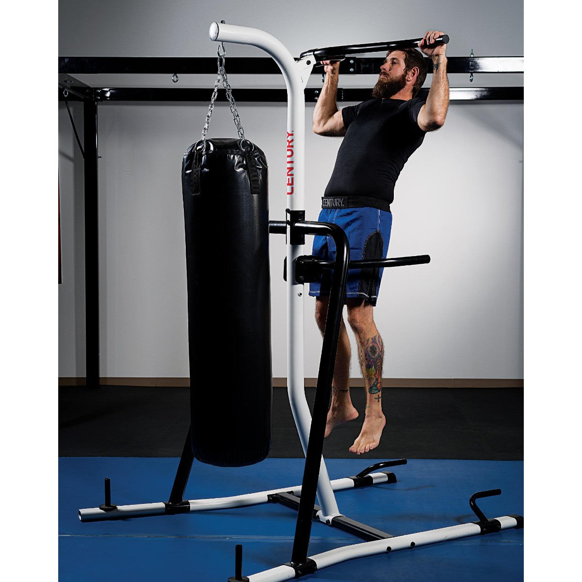 Century Fitness Training Station – Pull-Up, Dip & Heavy Bag Home Gym