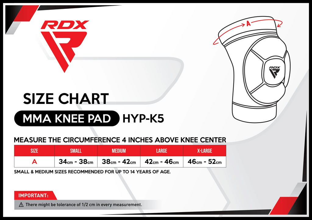 RDX Shock-Absorbing Sports Knee Pads