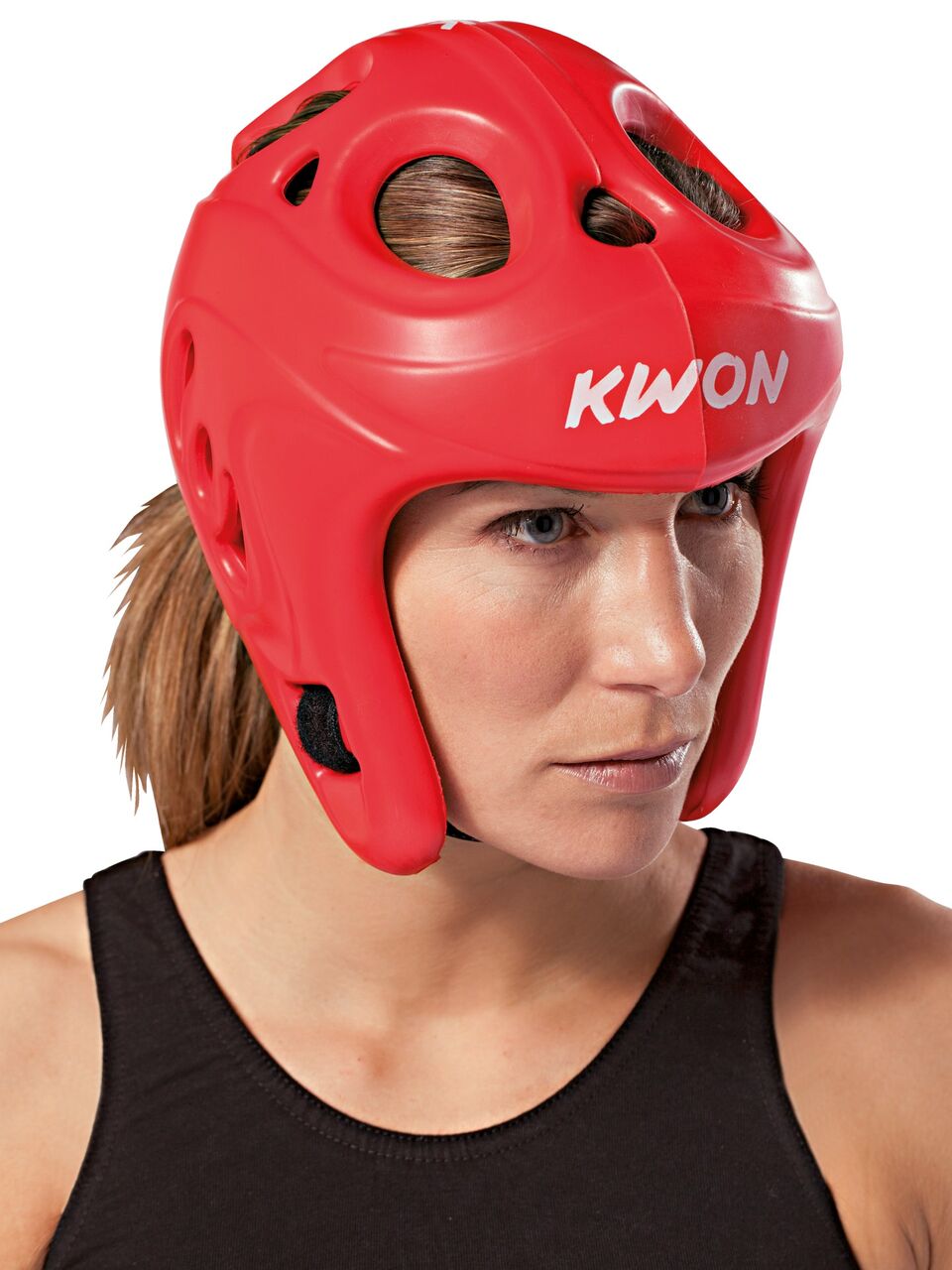 KWON SHOCKLITE Head Guard Red