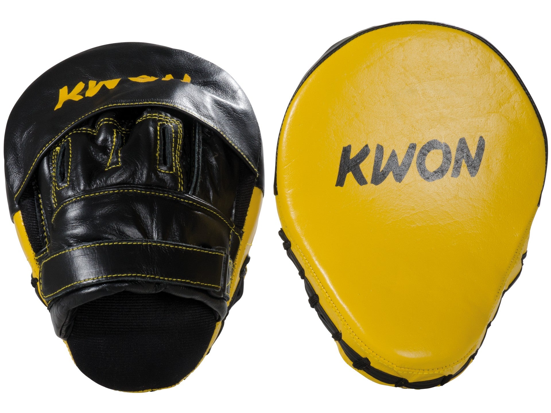 KWON TROPHY Leather Coaching Mitts – Premium Focus Mitts (Pair)