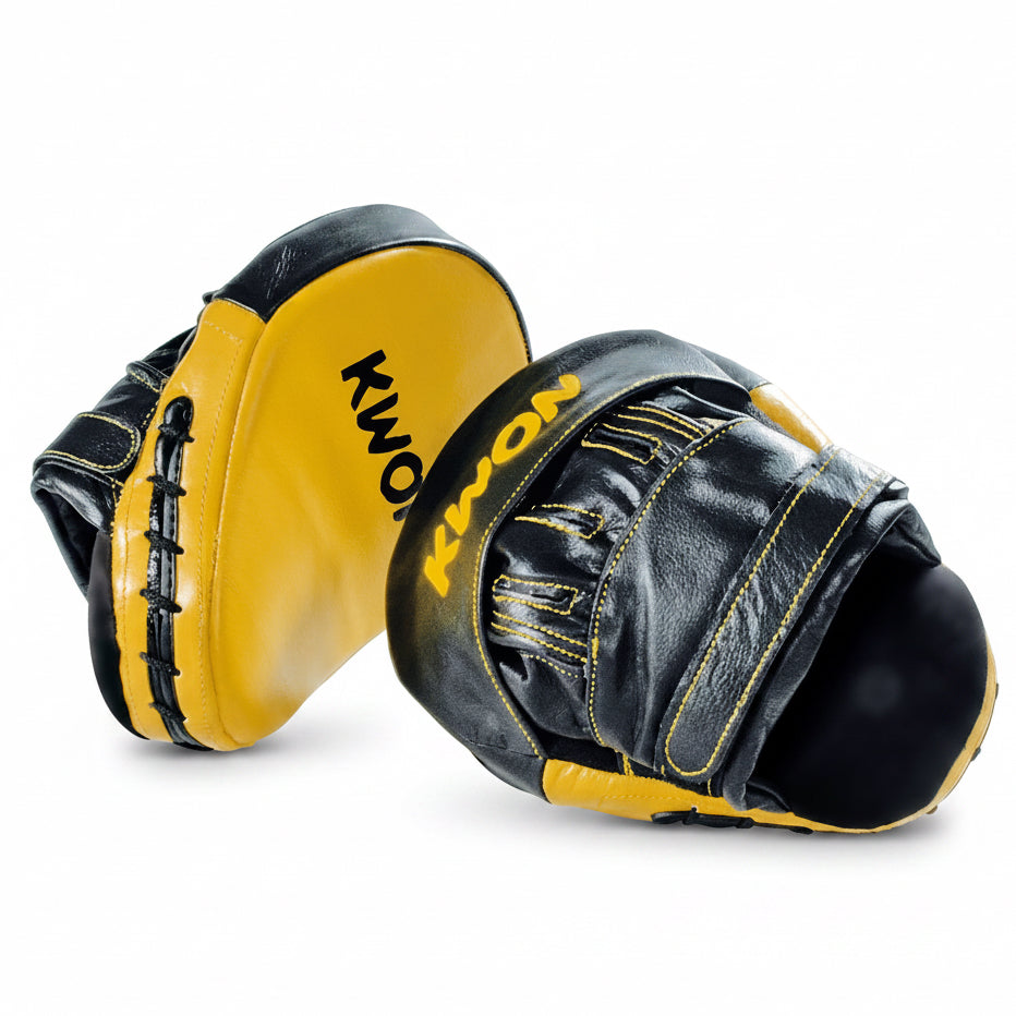 KWON TROPHY Leather Coaching Mitts pair
