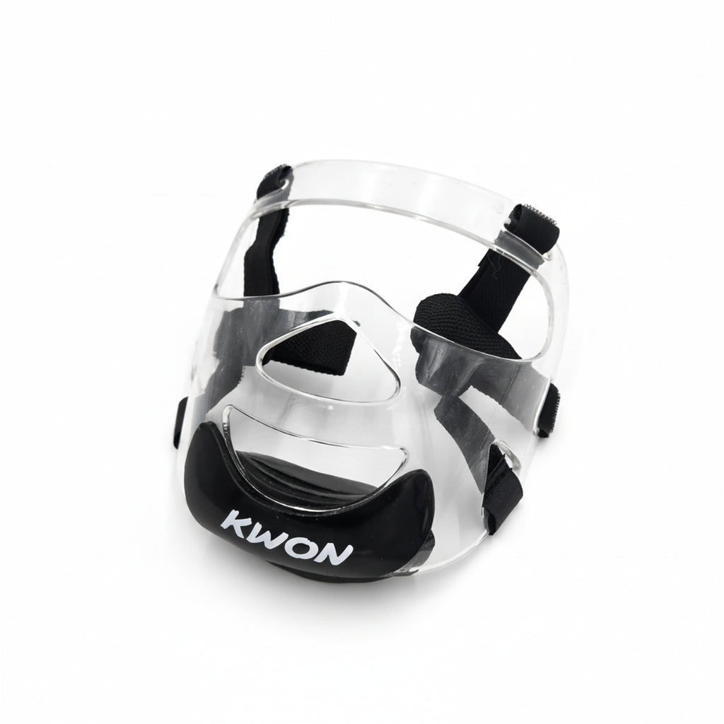 KWON Taekwondo Face Shield for PRO Head Guard — Clear Face Protection