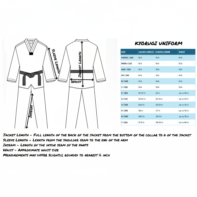 KWON Kyorugi TKD Uniform