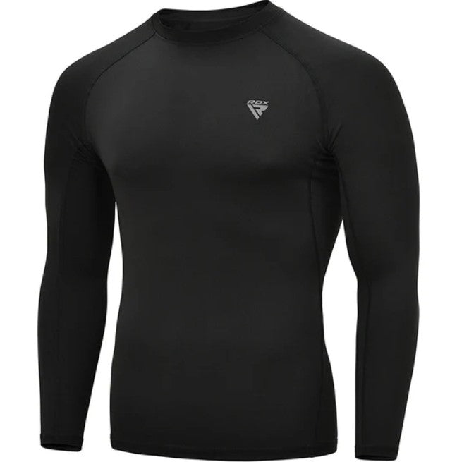 RDX T15 Long Sleeve Black Rash Guard