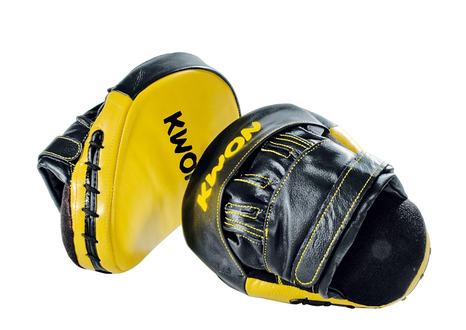 KWON TROPHY Leather Coaching Mitts – Premium Focus Mitts (Pair)