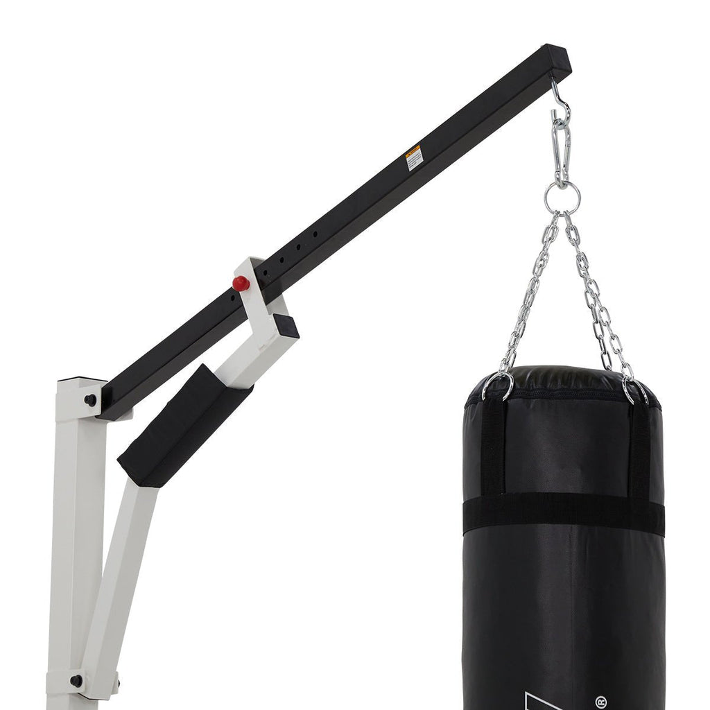 Century Cornerman holding a heavy bag
