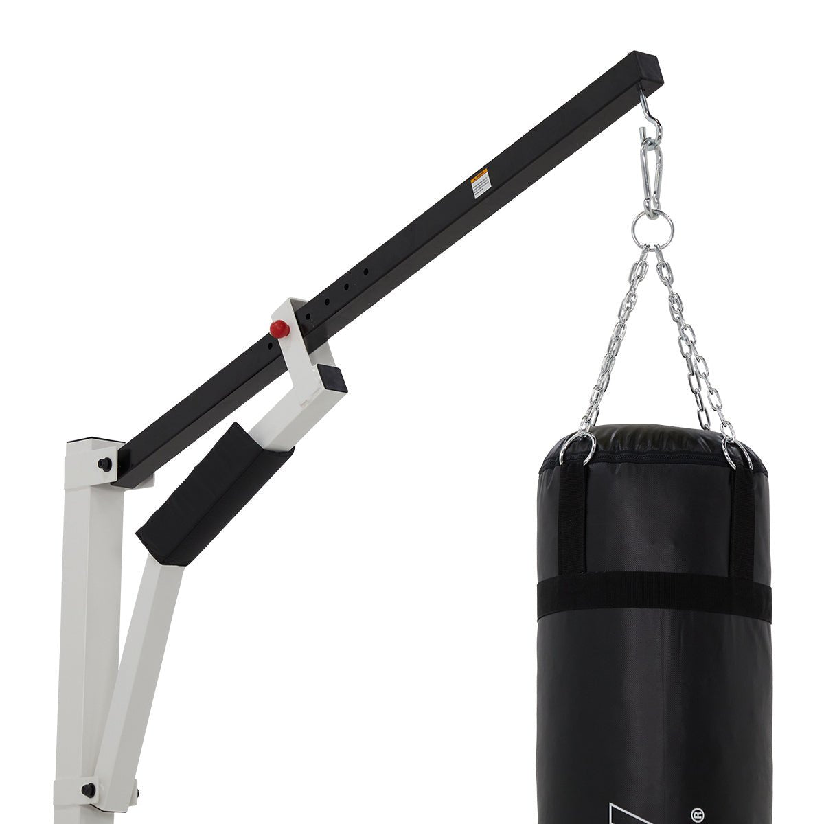 Century Cornerman holding a heavy bag