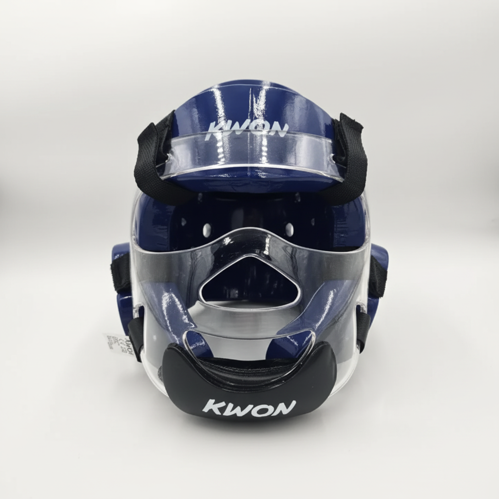 KWON Taekwondo Face Shield for PRO Head Guard — Clear Face Protection