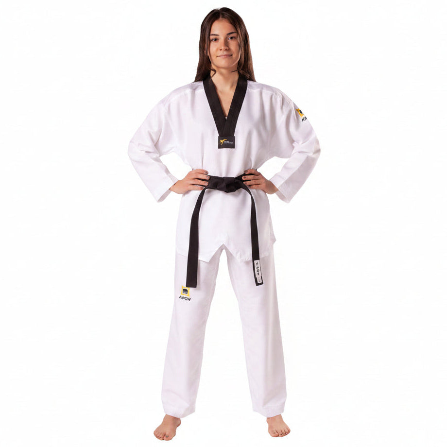 KWON FIGHTLITE SWIFT Uniform Black V-Neck