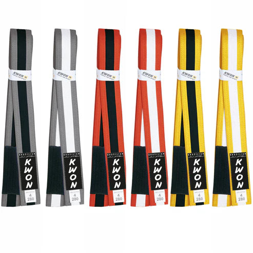 KWON Brazilian Jiu Jitsu Belts – Striped Color