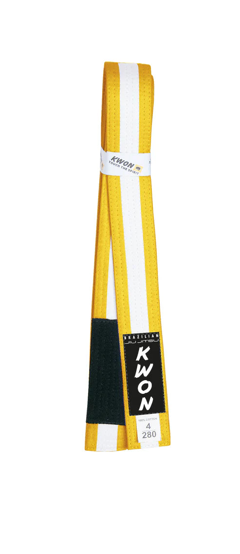 KWON Brazilian Jiu Jitsu Belts – Striped Color